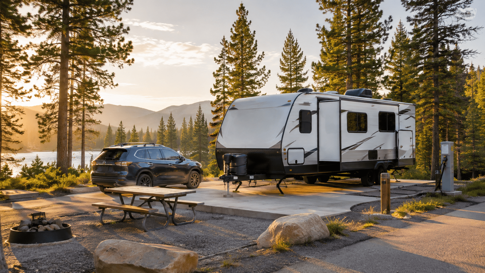 How to Choose the Best Campsite for a Travel Trailer